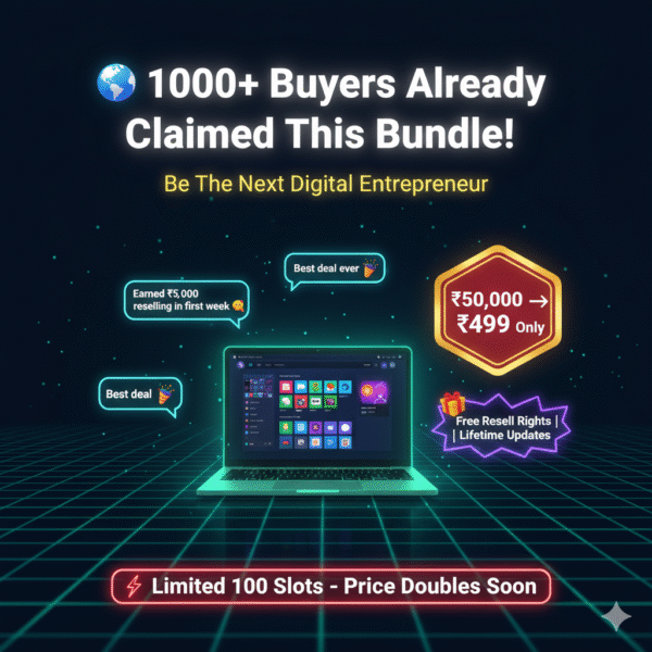 💾 Mega Digital Bundle Pack – 500M+ Files | Lifetime Access + Resell Rights