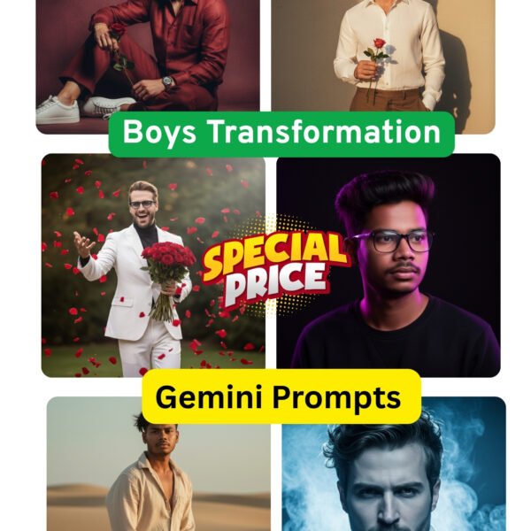 1000+ Ultimate Boys and girls Portrait Prompt Playbook: Cinematic, Street, Luxury, Gym, Travel, Festival